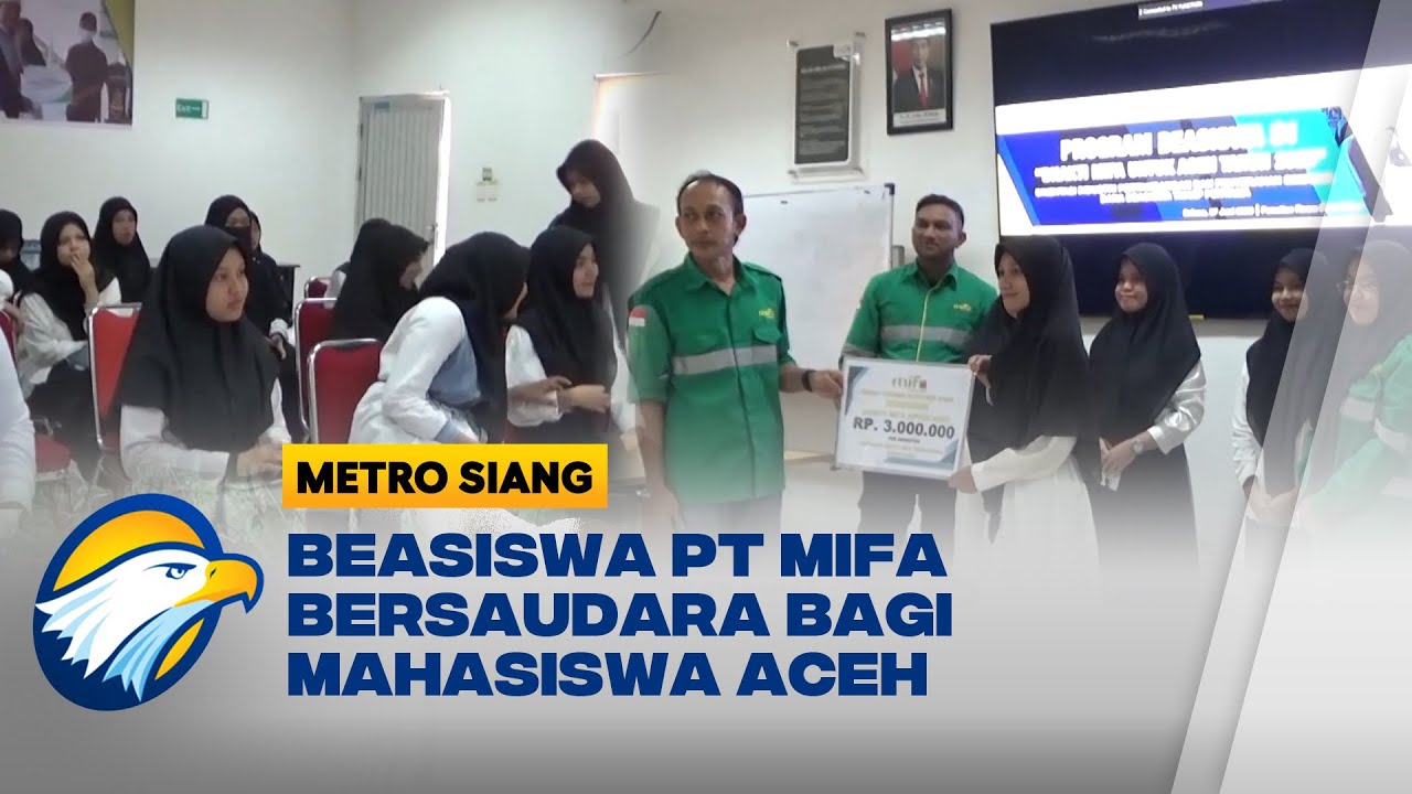PT Mifa Bersaudara Bagikan Beasiswa untuk 23 Mahasiswa di Aceh Barat