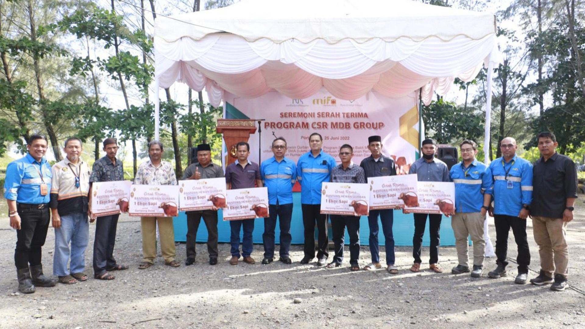 MDB Group Serahkan Bantun CSR Kepada Masyarakat Aceh Barat & Nagan Raya