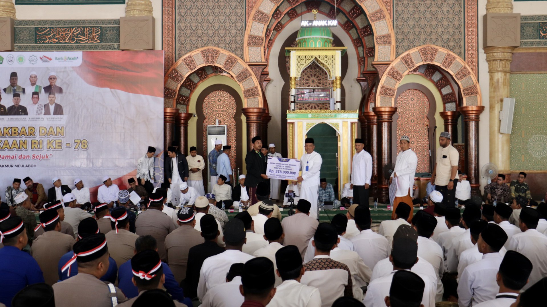 MUDAB Akbar 2023: Sebanyak 126 Santri Aceh Barat Terima Beasiswa Bakti Mifa Untuk Aceh